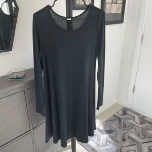 Old Navy long sleeve plush knit swing dress